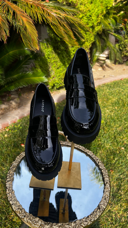 Jasmine - Black Penny Loafer