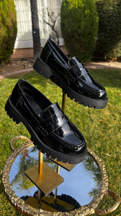 Jasmine - Black Penny Loafer